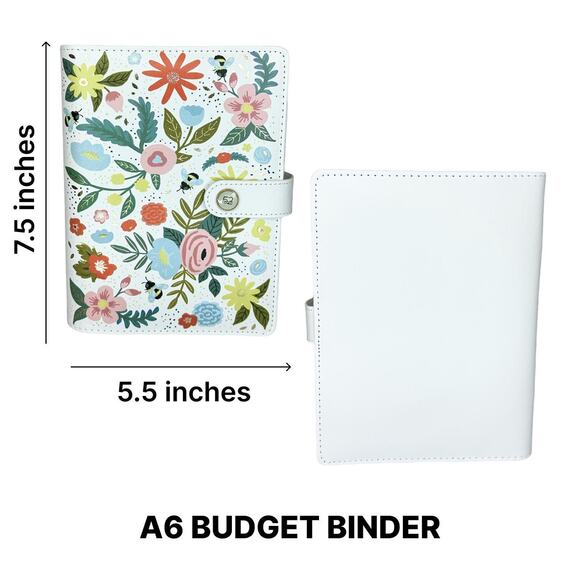 A6 Budget Binder, Cash Envelopes, Reusable Tracker Sheets, Money Binder - Picture 8 of 10